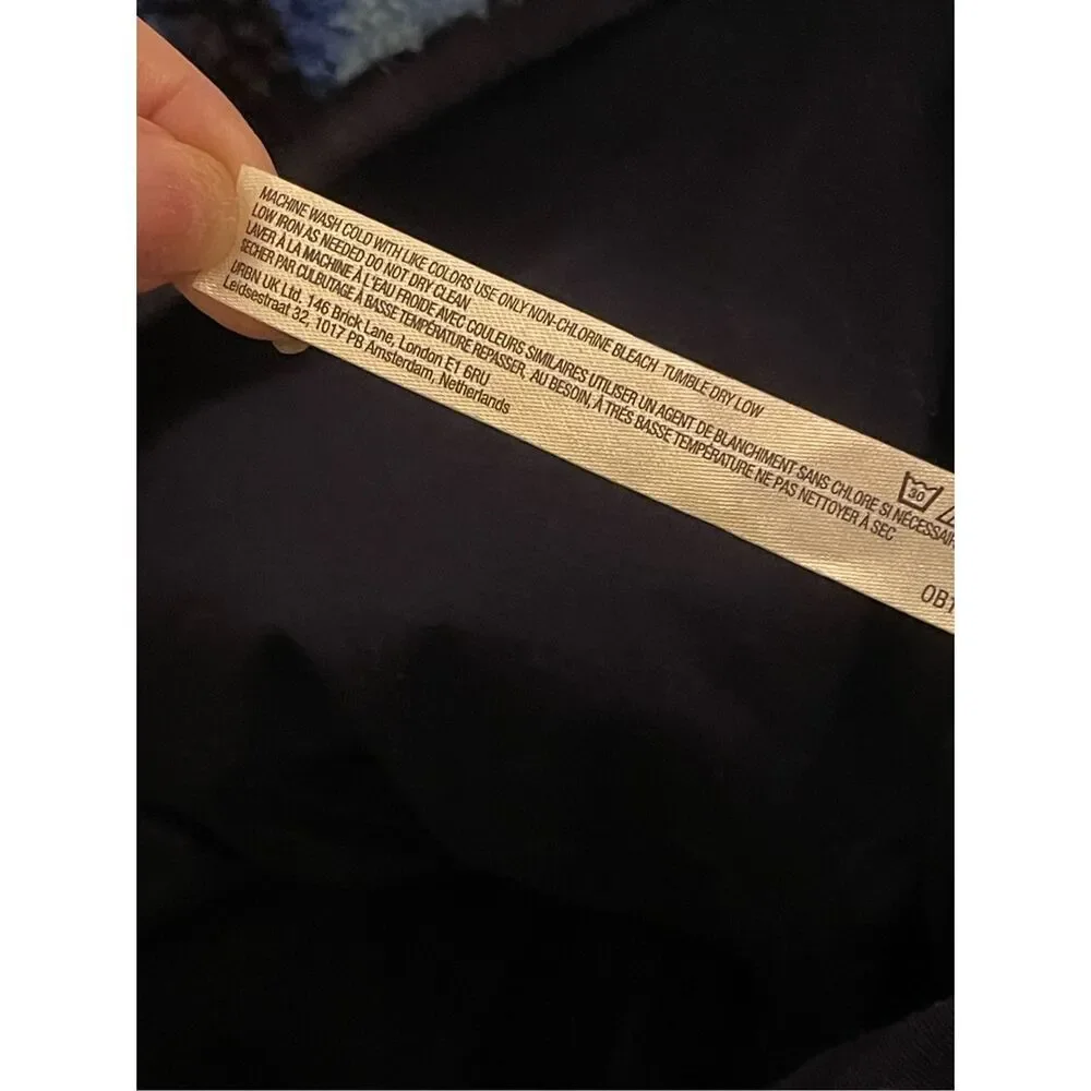 Free People Women's Tie Dye Fleece Pullover Sweatshirt Size S Multicolor - Picture 7 of 7